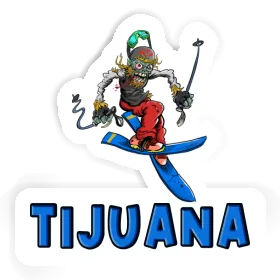 Sticker Tijuana Freeride Skier Image