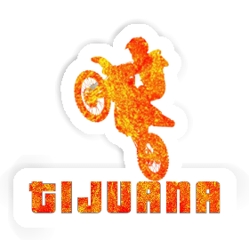 Sticker Motocross Rider Tijuana Image