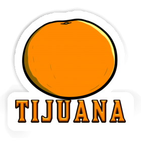 Tijuana Sticker Orange Image