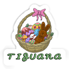 Easter basket Sticker Tijuana Image