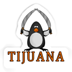 Sticker Tijuana Fighting Penguin Image