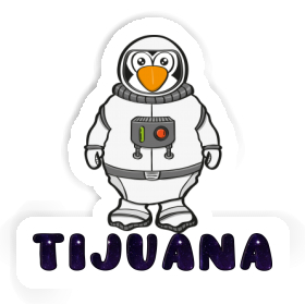 Tijuana Sticker Astronaut Image