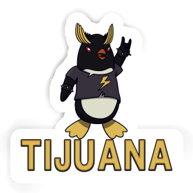 Sticker Tijuana Rocking Penguin Image