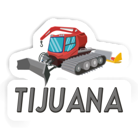 Snow Groomer Sticker Tijuana Image