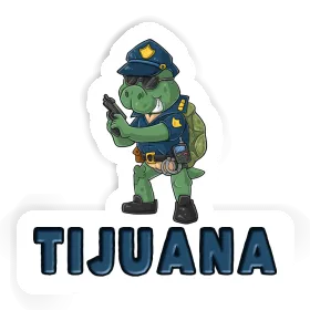 Police Officer Sticker Tijuana Image