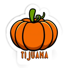 Tijuana Sticker Pumpkin Image