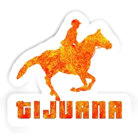 Sticker Tijuana Horse Rider Image