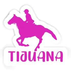 Tijuana Sticker Horse Rider Image