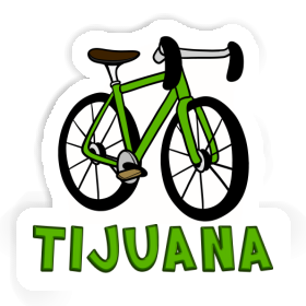 Sticker Tijuana Bicycle Image