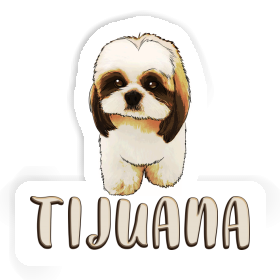 Sticker Tijuana Shih Tzu Image