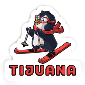 Sticker Tijuana Skier Image