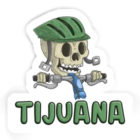 Sticker Bicycle Rider Tijuana Image