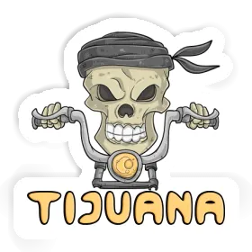 Sticker Tijuana Motorbike Rider Image