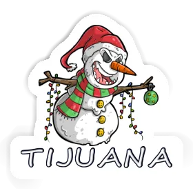 Tijuana Sticker Bad Snowman Image