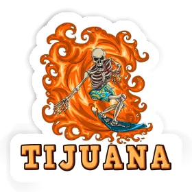 Sticker Surfer Tijuana Image