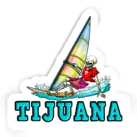 Surfer Sticker Tijuana Image