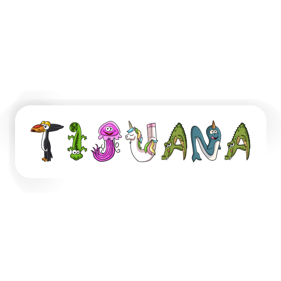 Sticker Animal Font Tijuana Gift package Image