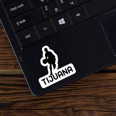 Sticker Tijuana Basketball Player Notebook Image