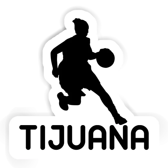 Tijuana Sticker Basketballspielerin Image