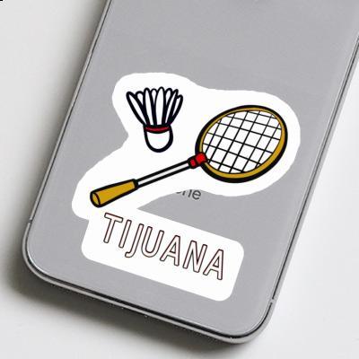 Sticker Badminton Racket Tijuana Laptop Image