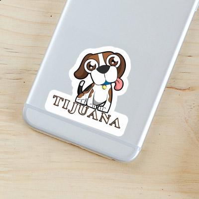 Sticker Tijuana Beagle Dog Notebook Image