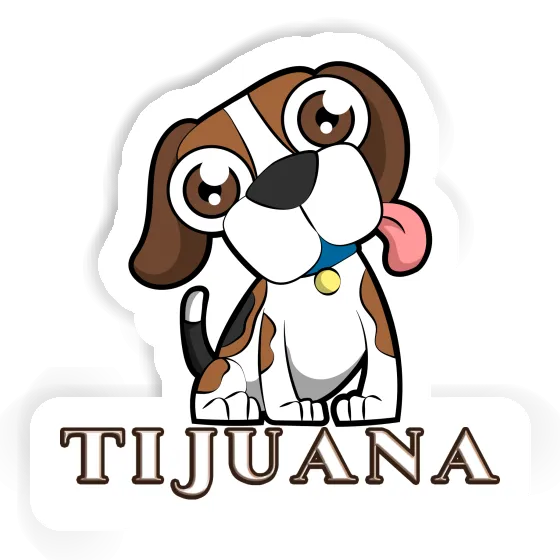 Tijuana Sticker Beagle-Hund Gift package Image