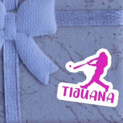 Tijuana Sticker Baseball Player Laptop Image