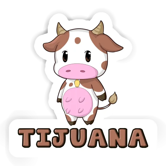 Sticker Cow Tijuana Notebook Image