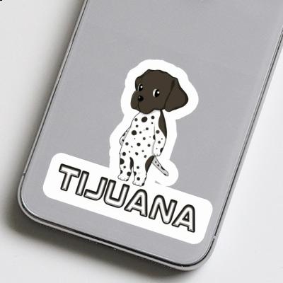 German Shorthaired Pointer Sticker Tijuana Notebook Image