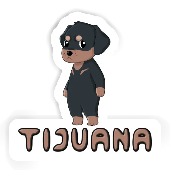 Sticker Tijuana Rottweiler Notebook Image