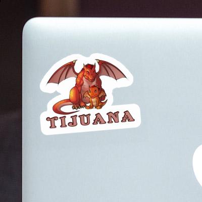 Tijuana Sticker Dragon Notebook Image