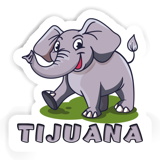 Sticker Tijuana Elephant Laptop Image