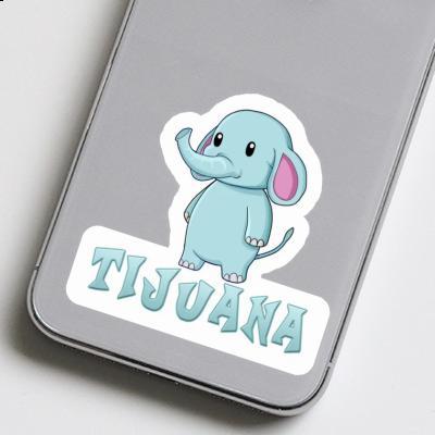 Tijuana Sticker Elephant Notebook Image