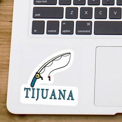 Tijuana Sticker Fishing Rod Notebook Image