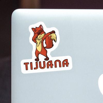 Sticker Dabbing Fox Tijuana Notebook Image