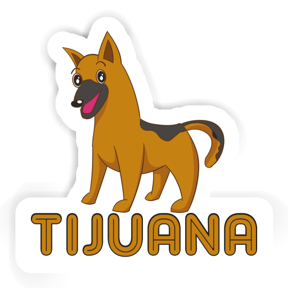 Tijuana Sticker Schäferhund Laptop Image