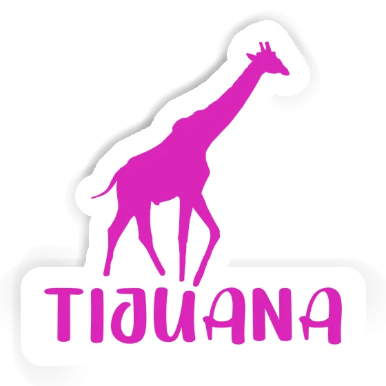 Autocollant Tijuana Girafe Laptop Image