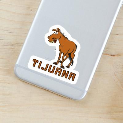 Sticker Horse Tijuana Notebook Image