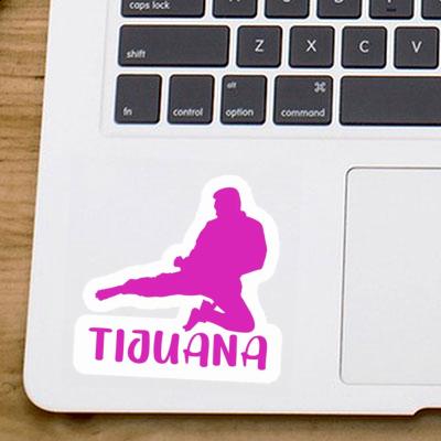 Tijuana Aufkleber Karateka Laptop Image