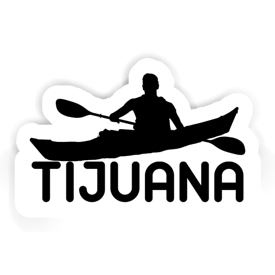 Sticker Kayaker Tijuana Laptop Image