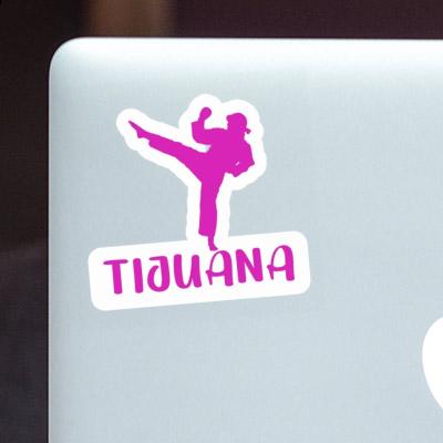 Tijuana Sticker Karateka Laptop Image