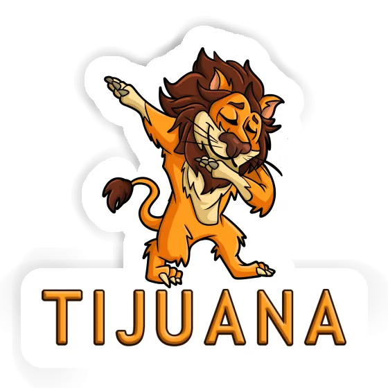 Tijuana Autocollant Lion Notebook Image