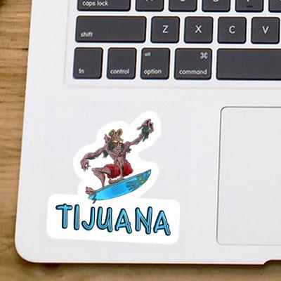 Sticker Surfer Tijuana Notebook Image