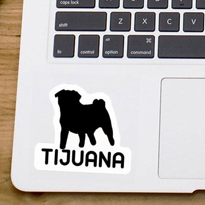 Pug Sticker Tijuana Notebook Image