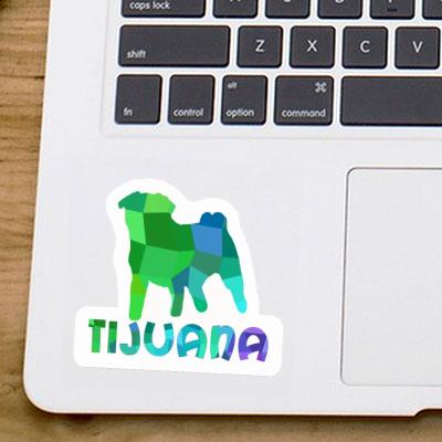 Sticker Tijuana Mops Laptop Image