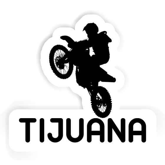 Tijuana Autocollant Motocrossiste Image