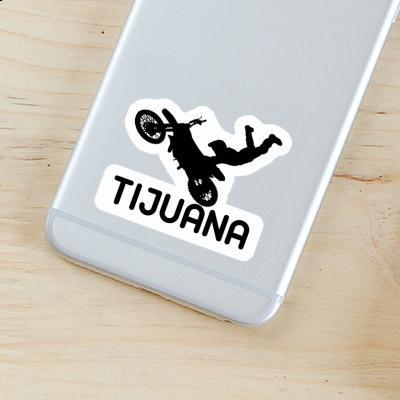 Tijuana Sticker Motocross-Fahrer Notebook Image