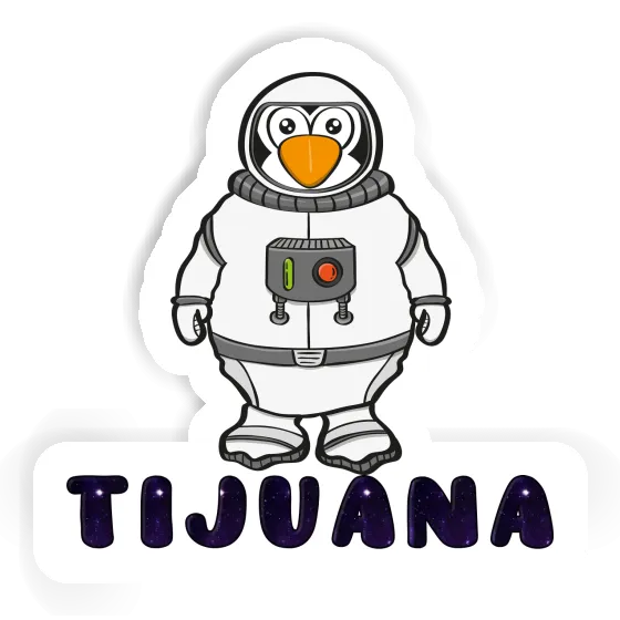 Tijuana Sticker Astronaut Notebook Image