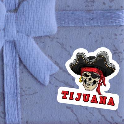 Aufkleber Tijuana Piratenschädel Gift package Image