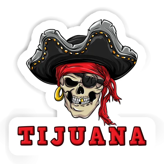 Aufkleber Tijuana Piratenschädel Image